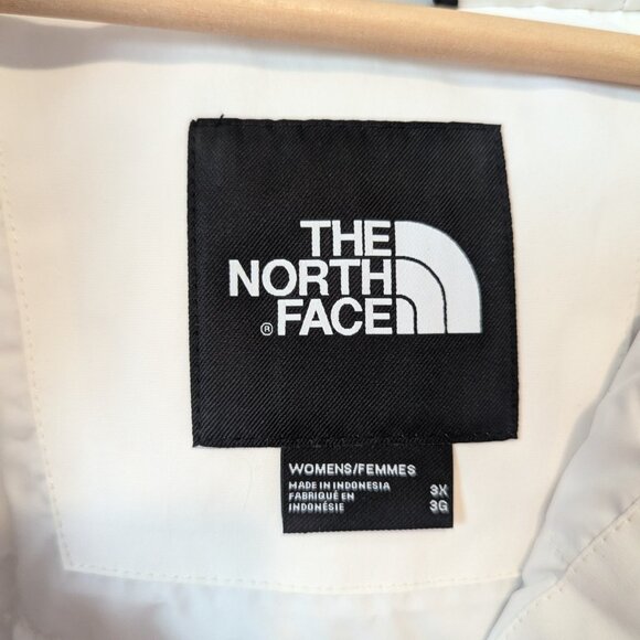 The North Face Plus Size Arctic 600 Down Parka Jacket Coat Ivory Gardenia 3X - Picture 4 of 5